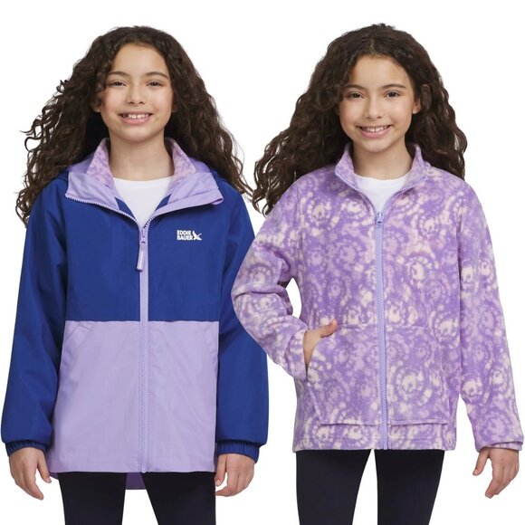 Eddie Bauer Youth 3-in-1 Jacket : Inner‎ Fleece Liner Water Resistant - Picture 5 of 11